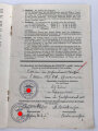 Deutsches ReichsSportabzeichen DRL in silber  für Frauen Urkundenheft, Grund und Leistungschein einer Frau aus Hannover