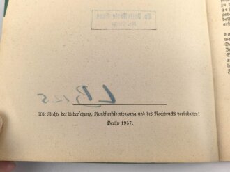 "Fußball, richtig gespielt!"DRL  datiert 1937, 95 Seiten DIN A5