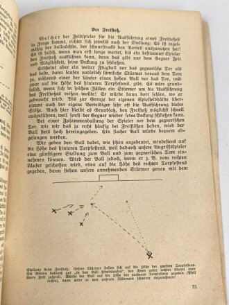 "Fußball, richtig gespielt!"DRL  datiert 1937, 95 Seiten DIN A5