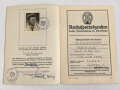 Deutsches Reichs Sportabzeichen DRL für Frauen, Urkundenheft und Reichschwimmscheine einer BDM Angehörigen aus Chemnitz
