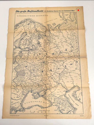 "Die große Russlandkarte" 1942,...