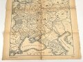 "Die große Russlandkarte" 1942, Maße: 61 x 86cm . Stempel I./Fallschirmjägerregiment 3 original ?