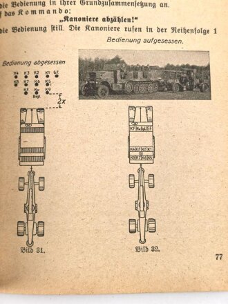 "Handbuch für den Flakartilleristen (der Kanonier)" Waffen und Ausbildung der Flakbatterie - 8,8 cm und 2 cm Flak, 1941, 203 Seiten, DIN A5