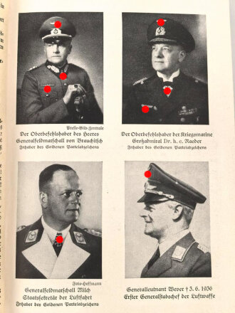 "Der Dienstunterricht in der Luftwaffe" Jahrgang 1941, 302 Seiten, DIN A5