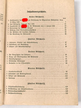 "Der Dienstunterricht in der Luftwaffe" Jahrgang 1941, 302 Seiten, DIN A5