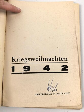 "Unser Kampf im Osten" Erlebnis und Gefechtsberichte von Soldaten der 2. Batterie der leichten Flakabteilung 84, Kriegsweihnachten 1942, 60 Seiten, DIN A5