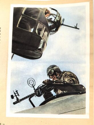 "Deutschlands Luftmacht - Ein Bilderwerk von der Luftwaffe des dritten Reiches" 20 Seiten, unter DIN A4, Sammelbilderalbum der Fuldaer Zeitung, Vollständig