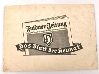 "Deutschlands Luftmacht - Ein Bilderwerk von der Luftwaffe des dritten Reiches" 20 Seiten, unter DIN A4, Sammelbilderalbum der Fuldaer Zeitung, Vollständig