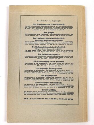 "Die Laufbahnen in der Luftwaffe", datiert 1942, 56 Seiten, gebraucht