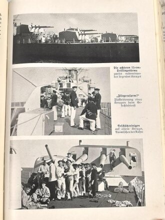 "Das Buch von der Kriegsmarine" 195 Seiten, gebraucht, Umschlag abgegriffen