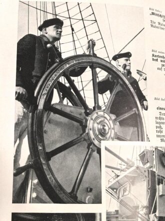 "Das Buch von der Kriegsmarine" 195 Seiten, gebraucht, Umschlag abgegriffen