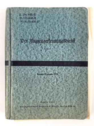 L.Hv. 925/Ii "Der Flugzeugerkennungsdienst 2....