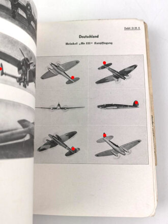 L.Hv. 925/Ii "Der Flugzeugerkennungsdienst 2. Teil" Ausgabe September 1938, gebraucht