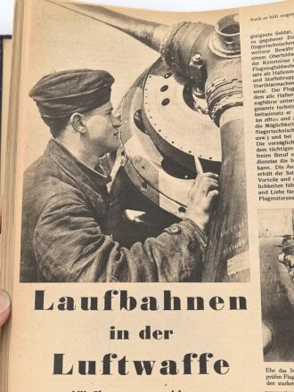 "Der Adler Jahrgang 1942" 576 Seiten, Umschlag defekt, Bindung löst sich