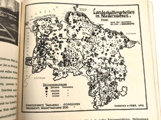 "Arbeitsgau 18 marschiert" Arbeitsdienst der N.S.D.A.P, datiert 1934, 64 Seiten, ca DIN A4