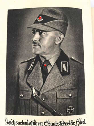 "Arbeitsgau 18 marschiert" Arbeitsdienst der N.S.D.A.P, datiert 1934, 64 Seiten, ca DIN A4