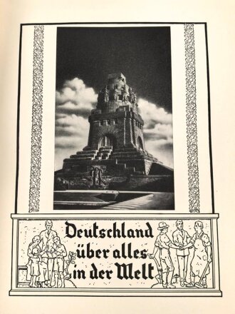 "Deutsche Zeitenwende" Vom Nationalismus zum Nationalsozialismus. Völkischer Verlag 1934, mehr als 400 Seiten mit Schuber