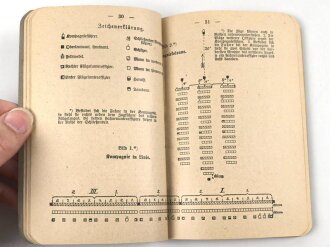 1. Weltkrieg "Sonderabdruck aus dem Exerzier Reglement und der Schießvorschrift für die Infanterie" datiert 1915, 123 Seiten, DIN A6