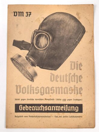 "Die deutsche Volksgasmaske VM 37"...
