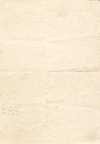 Verleihungsurkunde zum Kriegsverdienstkreuz 2. Klasse mit...