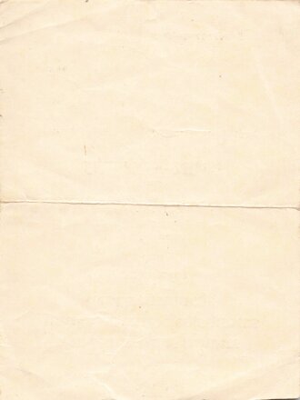 Stalingrad, Verleihungsurkunde für das Eiserne Kreuz...