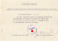 Luftwaffe, Abschrift eines Besitzzeugnis zum Schützenabzeichen 4. Stufe, ausgestellt am 19.12.1939 bei Lehr Geschwader 2