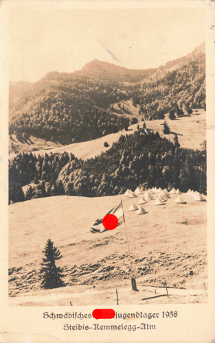 Ansichtskarte "Schwäbisches Hitlerjugendlager...