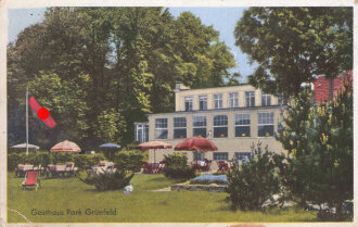 Ansichtskarte "Gasthaus Park Grünfeld"