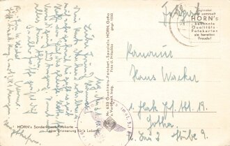 Ansichtskarte "Soldaten am Maschinengewehr"