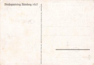 Ansichtskarte "Ankunft des Führers in...