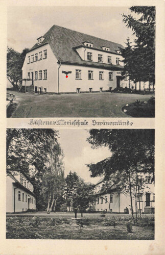 Ansichtskarte "Küstenartillerieschule...