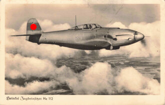 Ansichtskarte "Heinkel, Jagdeinsitzer He 112"