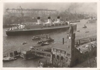 Ansichtskarte "Hamburg, Ausreise der Cap Arcona"