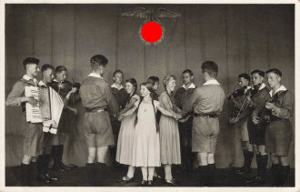 Ansichtskarte "Die Braunhemden Großdeutsche Spielschar des Gaues Hessen der N.S.D.A.P."