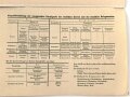 "Das deutsche Heer"  Farbtafel der Dienstgrade, Abzeichen und Waffenfarben, 16 Seiten, unter DIN A4