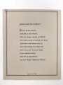 DAF, Festfolge zur Feier des Tages der nationalen Arbeit der Betriebsgemeinschaft Leipziger Wollkämmerei, 1938