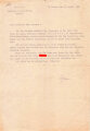 Beileidsbekundung eines Leutnant und Kompanie Führers bezüglich eines nördlich des Ilmensees am 26. März 1942 Gefallenen