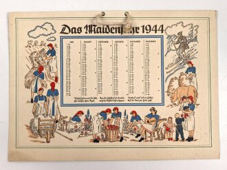 Reichsarbeitsdienst der weiblichen Jugend , Kalender...