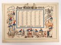 Reichsarbeitsdienst der weiblichen Jugend , Kalender "Das Maidenjahr 1944", unter DIN A4