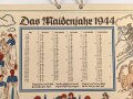 Reichsarbeitsdienst der weiblichen Jugend , Kalender "Das Maidenjahr 1944", unter DIN A4