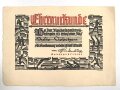 Urkundenkonvolut einer Frau aus Breslau, unter anderem Urkunden zum Fest der Deutschen Jugend 1934 und 1935