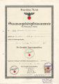 Urkundenkonvolut einer Frau aus Breslau, unter anderem Urkunden zum Fest der Deutschen Jugend 1934 und 1935