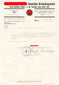 Bund Deutscher Mädel Untergau Wien,, Dienstbestätigung einer BDM Angehörigen aus Wien, 1940