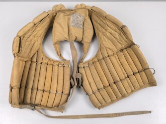 Luftwaffe, Kapok Schwimmweste FL 30156, Bauart Heisler, Hersteller Constant Eugene, Paris. Getragenes Stück