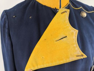 Württemberg,  Ulanka eines Angehörigen im Ulanen Regiment "König Wilhelm I" Nr 20. Eigentumstück mit Scheideretikett aus Stuttgart