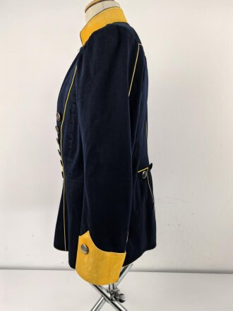 Württemberg,  Ulanka eines Angehörigen im Ulanen Regiment "König Wilhelm I" Nr 20. Eigentumstück mit Scheideretikett aus Stuttgart