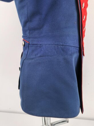 Württemberg,  Ulanka eines Gefreiten im Ulanen Regiment König Karl Nr. 19. Eigentumstück  mit Paraderabatte. Diverse Beschädigungen