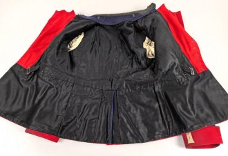 Württemberg,  Ulanka eines Gefreiten im Ulanen Regiment König Karl Nr. 19. Eigentumstück  mit Paraderabatte. Diverse Beschädigungen