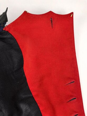 Württemberg,  Ulanka eines Gefreiten im Ulanen Regiment König Karl Nr. 19. Eigentumstück  mit Paraderabatte. Diverse Beschädigungen