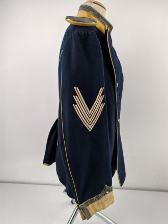 Württemberg,  Ulanka eines Angehörigen im Ulanen Regiment "König Wilhelm I" Nr 20. Stärker getragenes Kammerstück